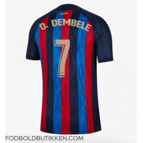 Barcelona Ousmane Dembele #7 Hjemmebanetrøje 2022-23 Kortærmet